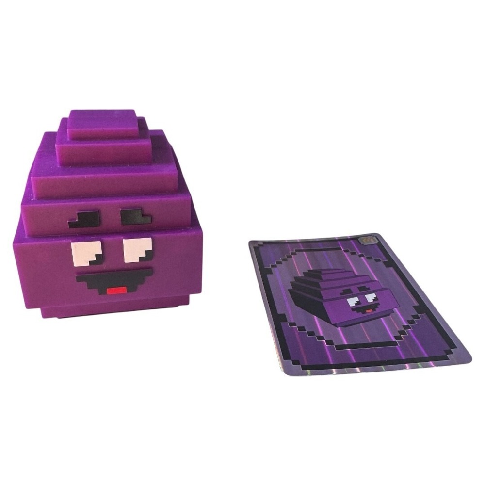 2025 McDonald's Minecraft Adult Happy Meal Grimace Egg Unused Code and Holo Card